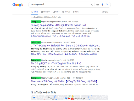 Quảng cáo Google Adwords tại NBK