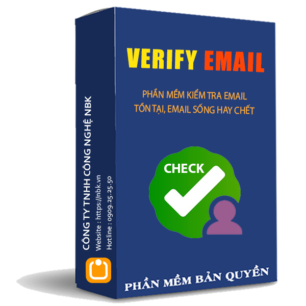 Phần mềm kiểm tra email tồn tại, email sống hay chết